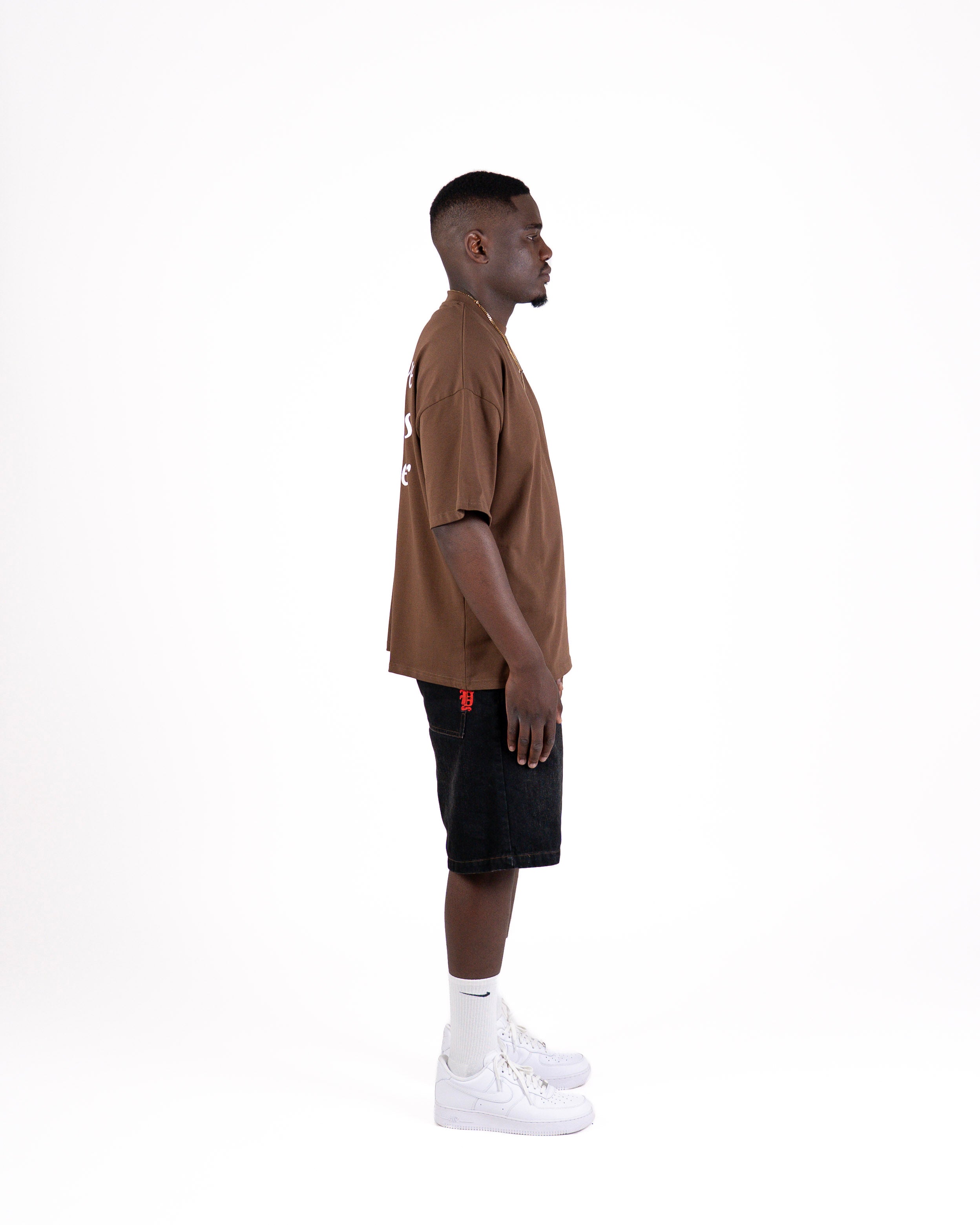 HIS LOVE ENDURES TEE V2 - WALNUT
