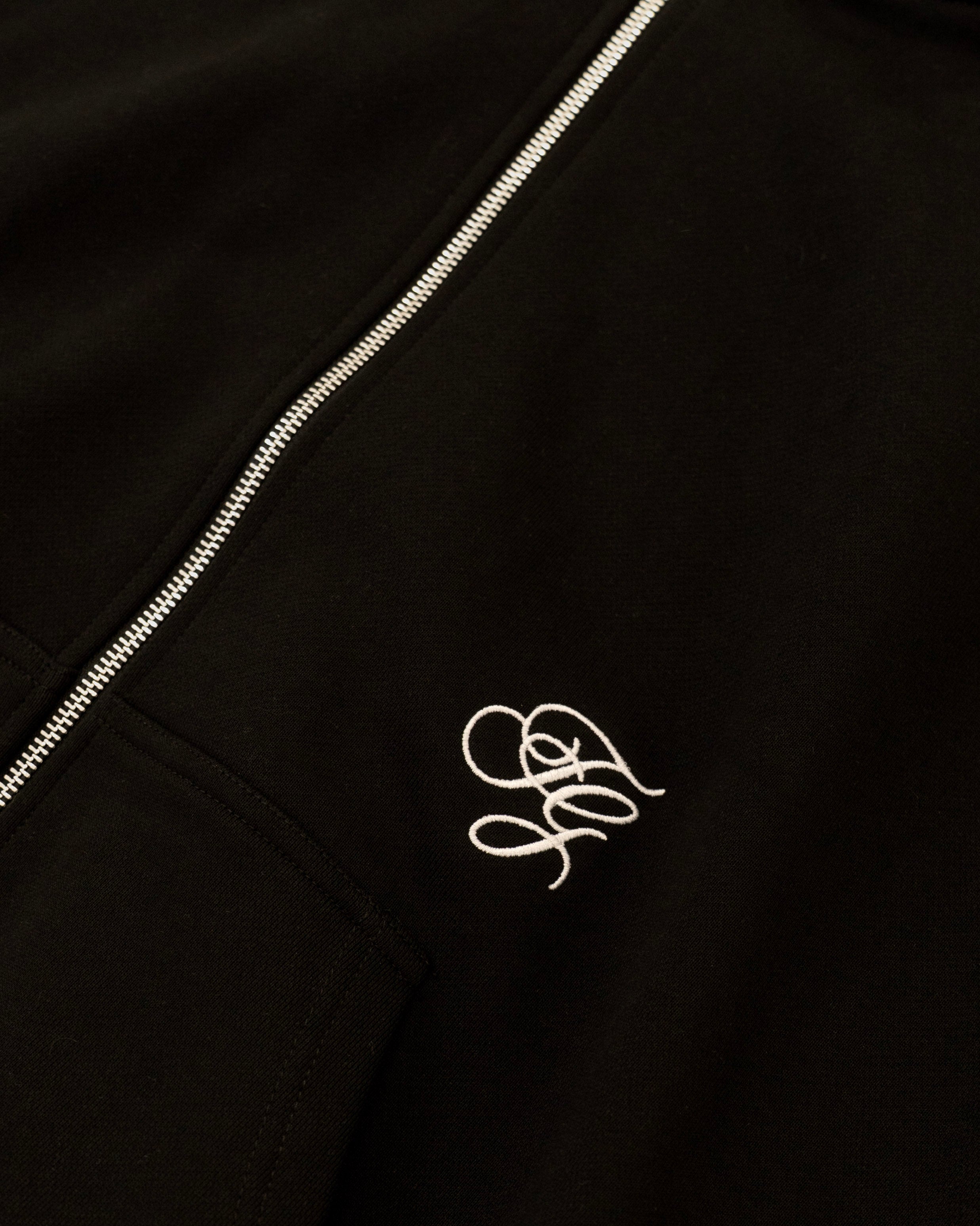 HIS LOVE ENDURES ZIP-UP HOOD V2 - BLACK
