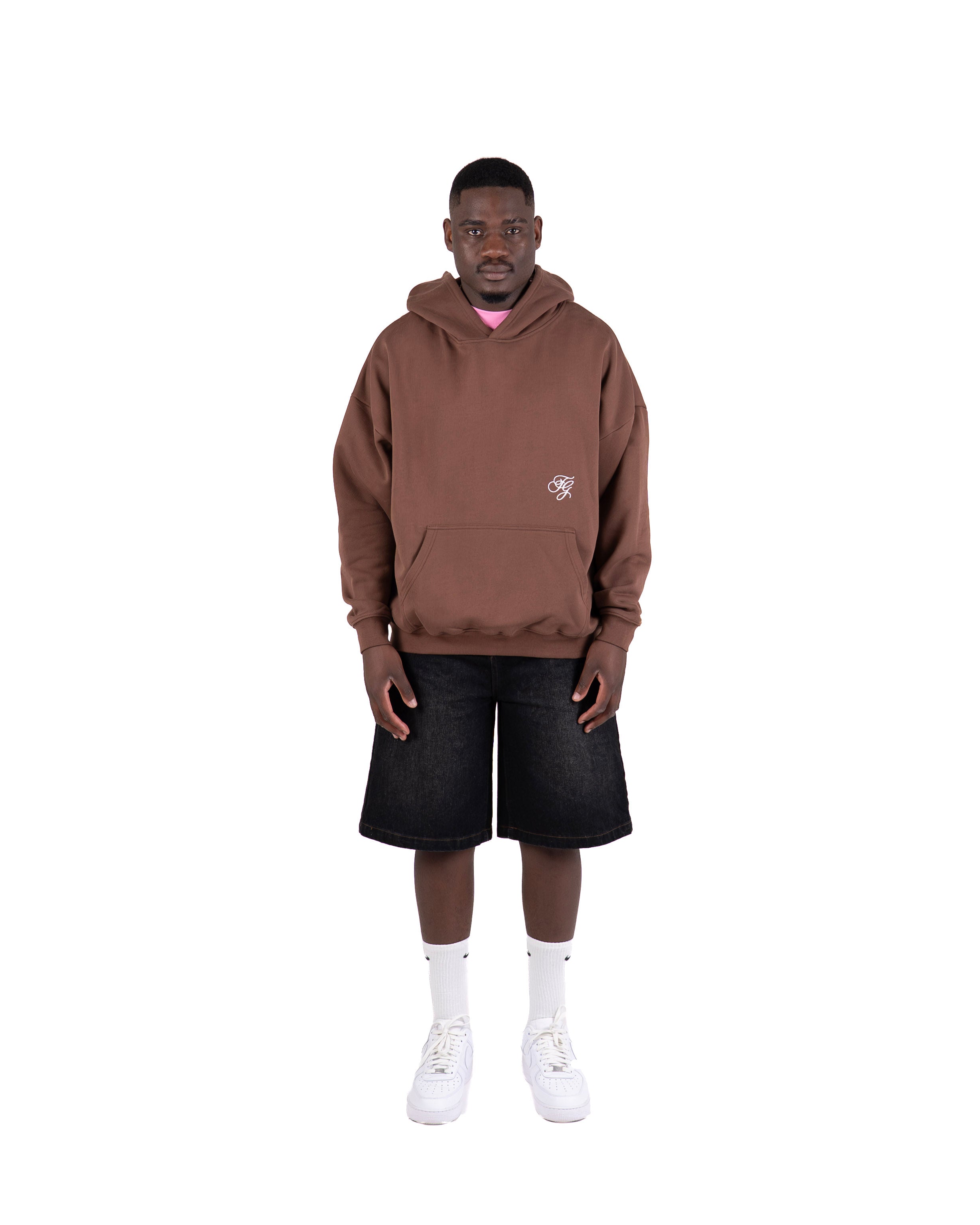 HIS LOVE ENDURES HOOD V2 - CHESTNUT
