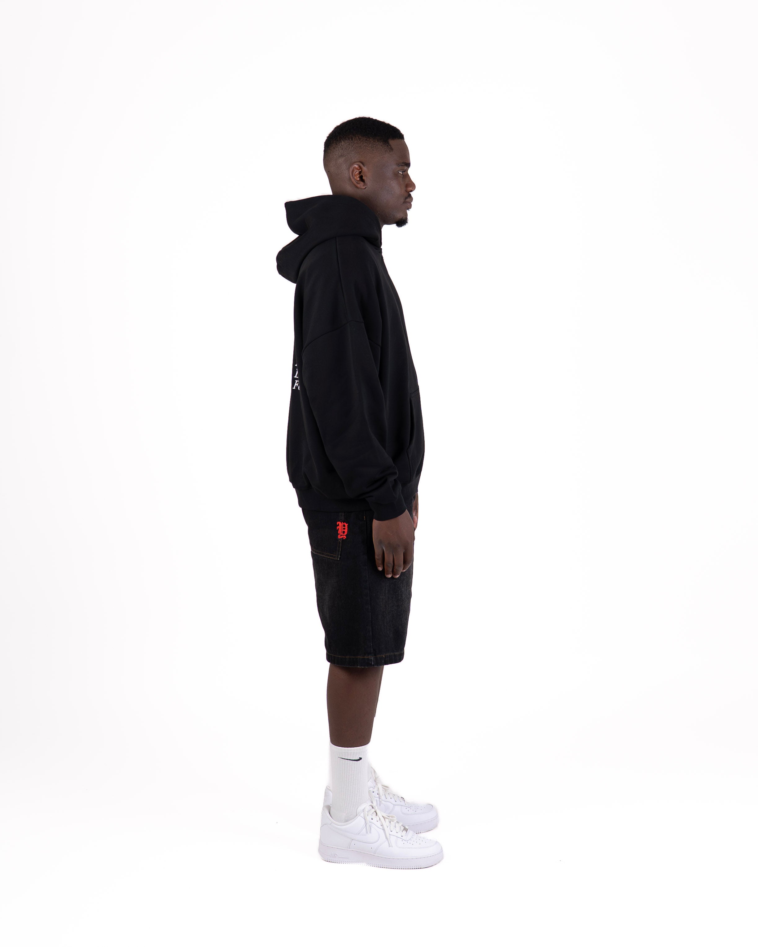 HIS LOVE ENDURES ZIP-UP HOOD V2 - BLACK