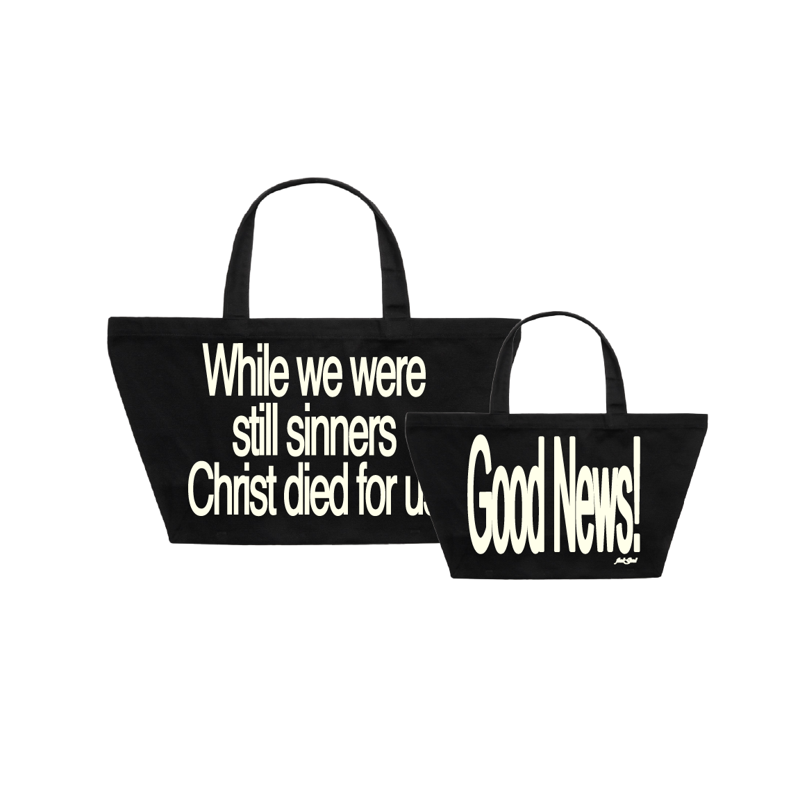 GOOD NEWS! XL TOTE - BLACK