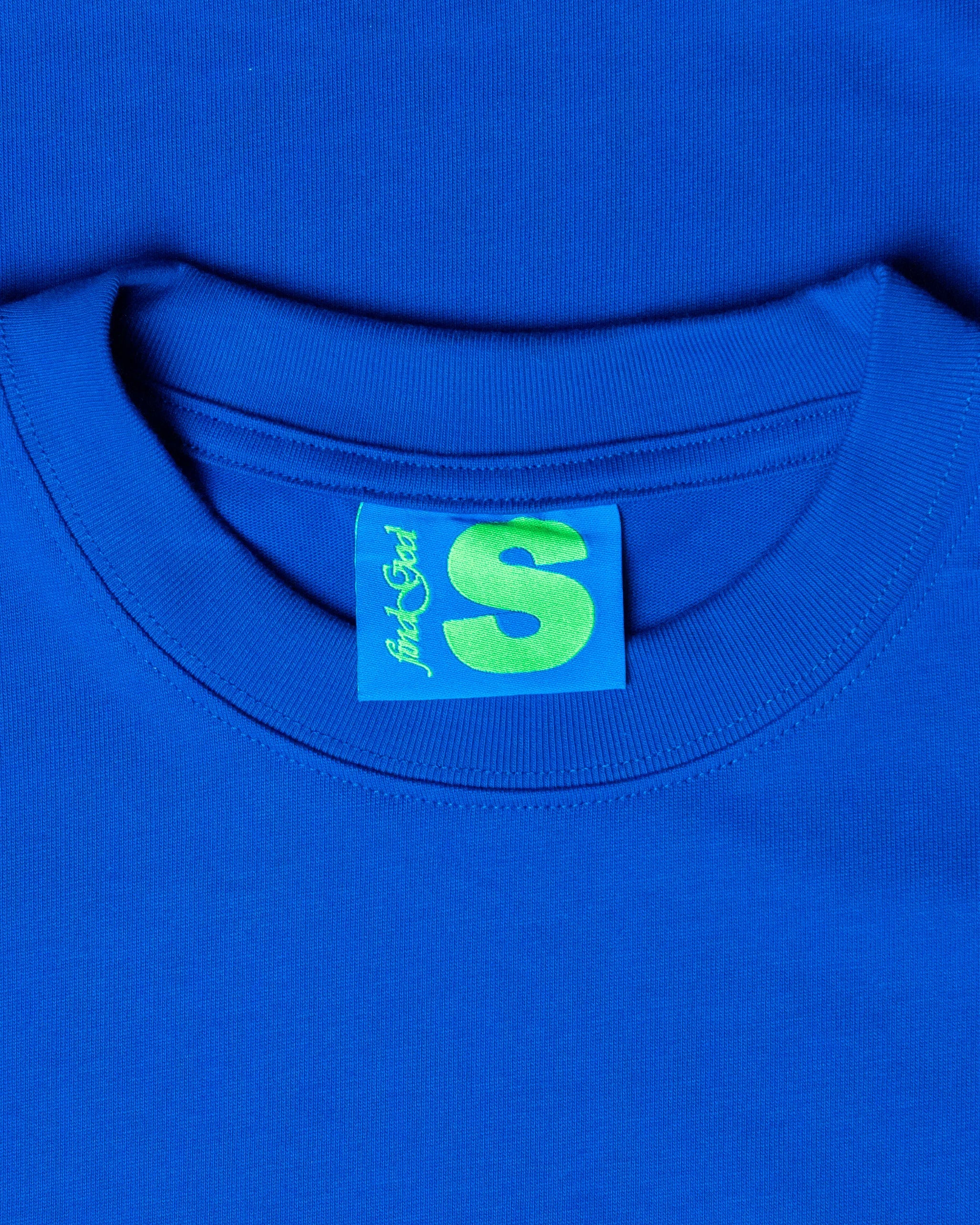 JESUS SAVES TEE V2 - BLUE