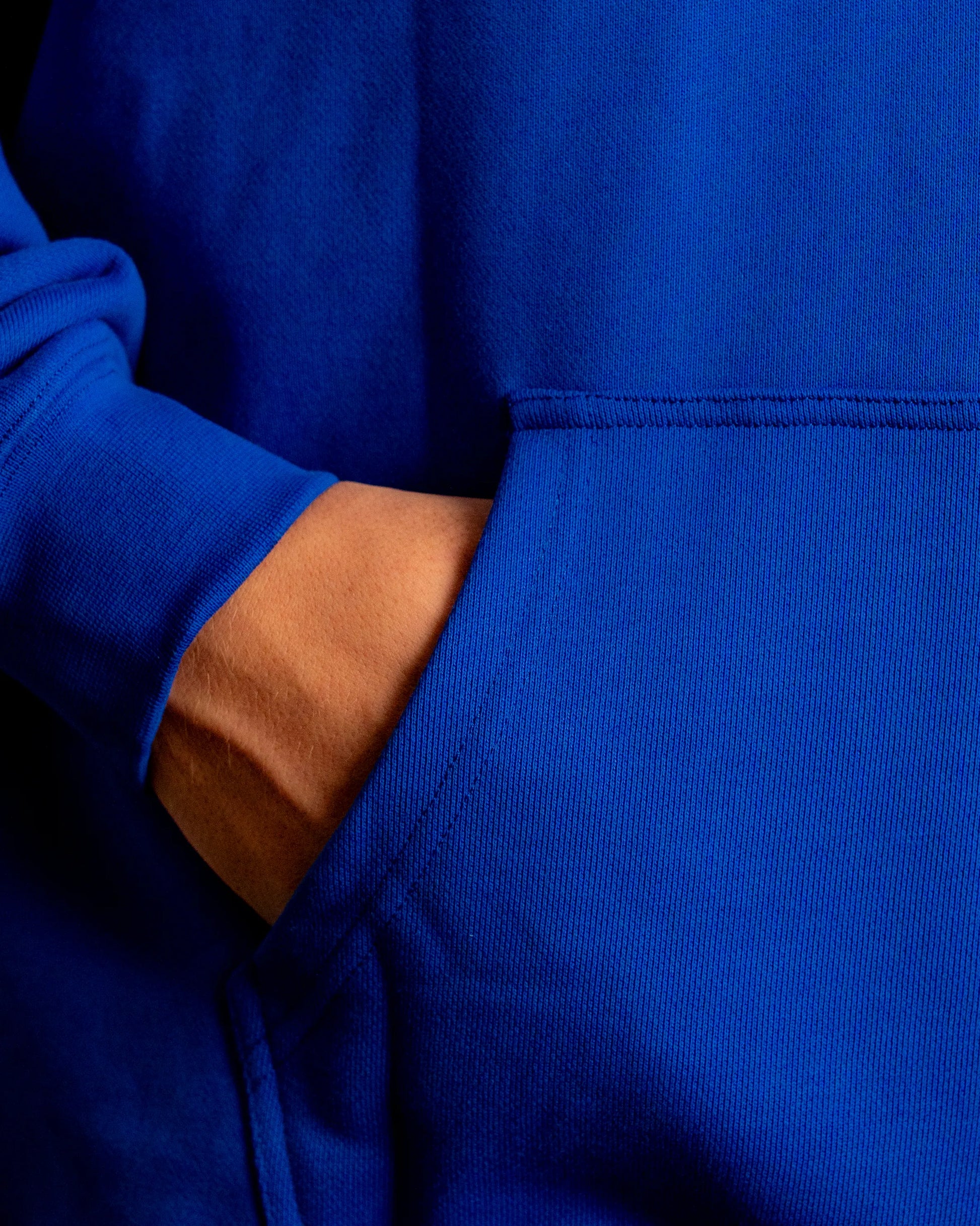 JESUS SAVES HOOD - BLUE