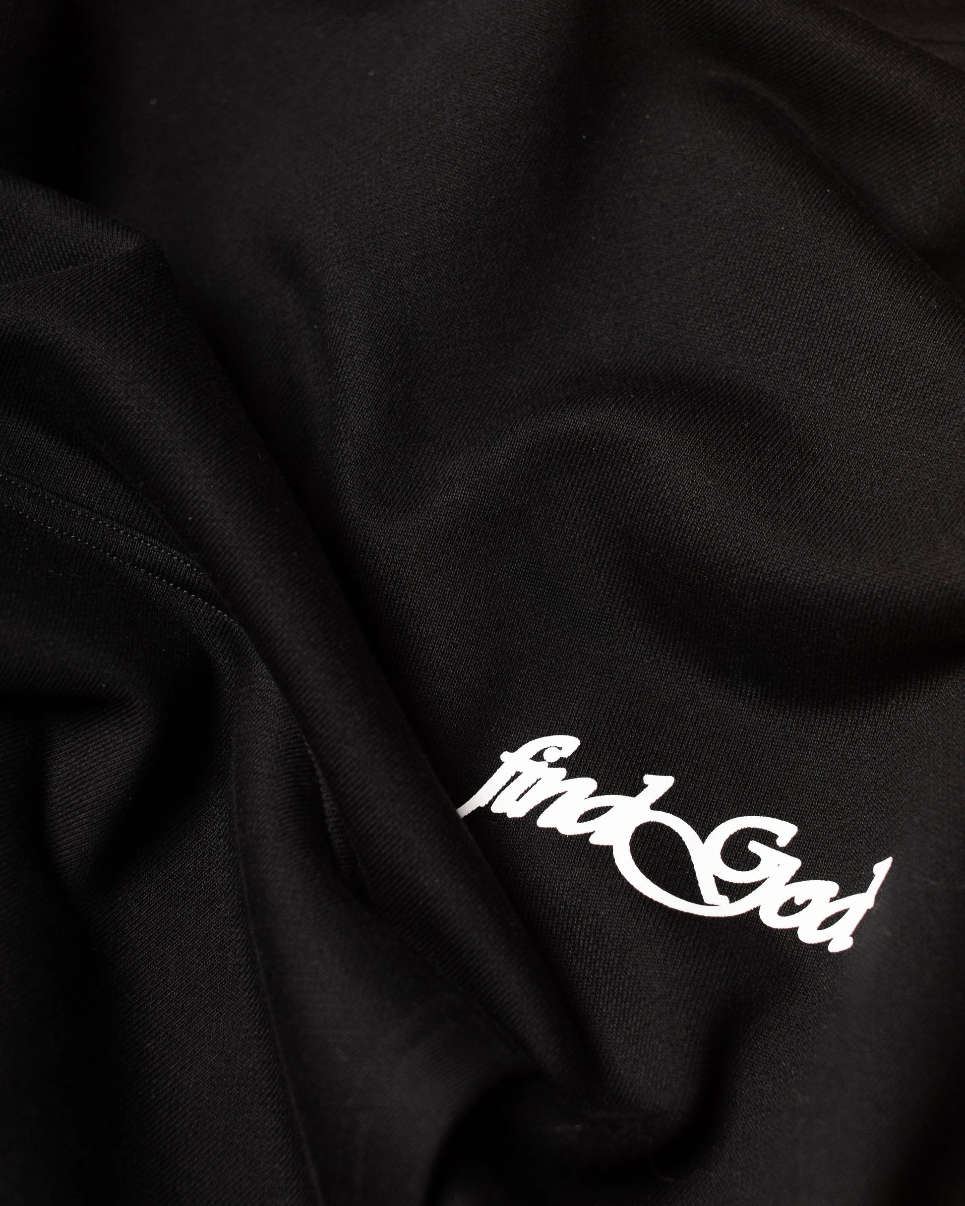 JESUS SAVES HOOD - BLACK