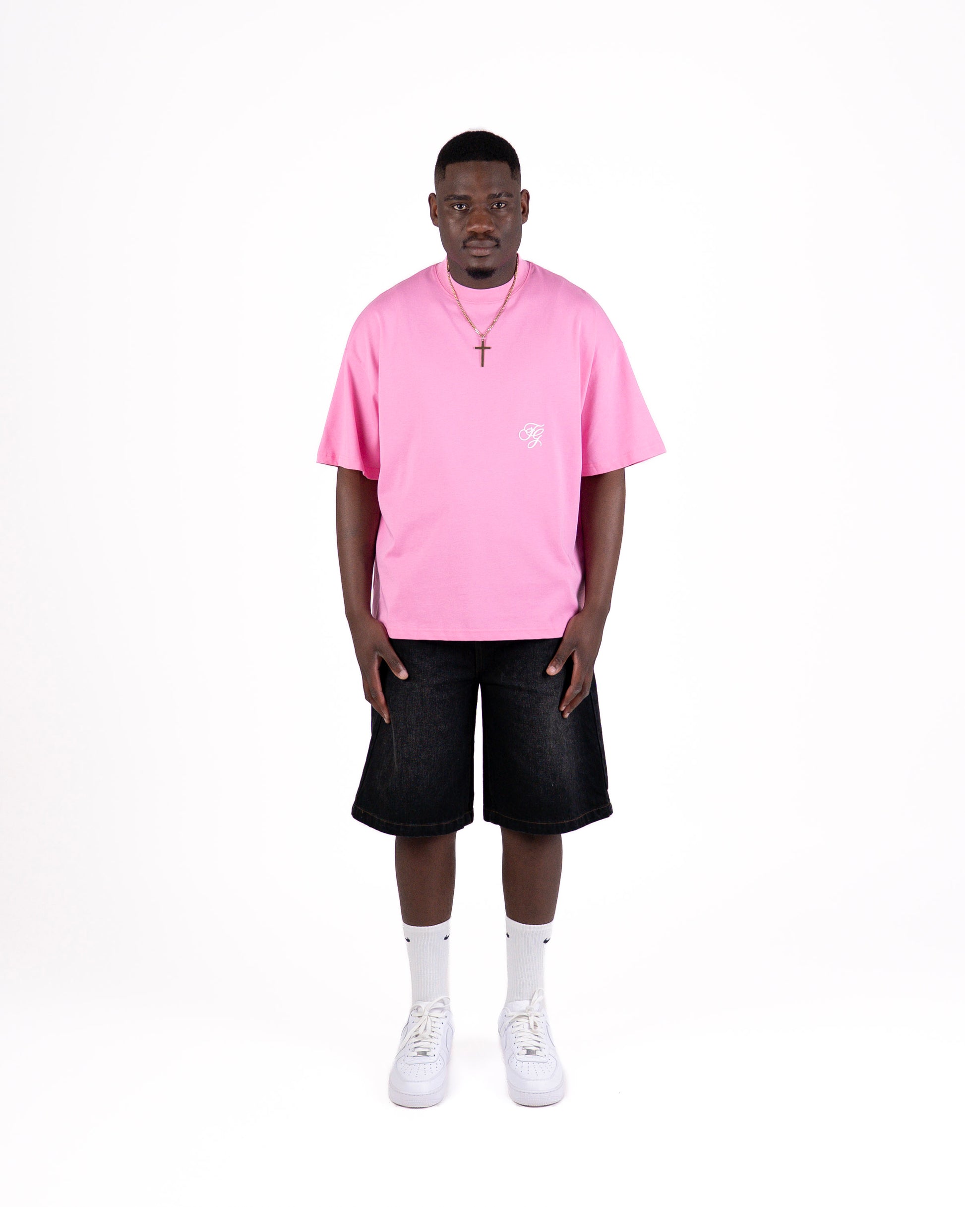 HIS LOVE ENDURES TEE - PINK