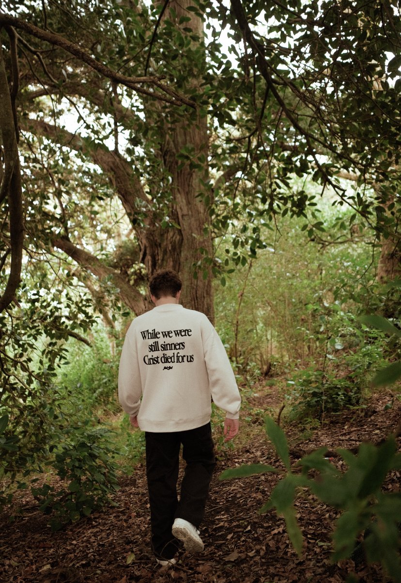 GOOD NEWS! CREW NECK - BONE