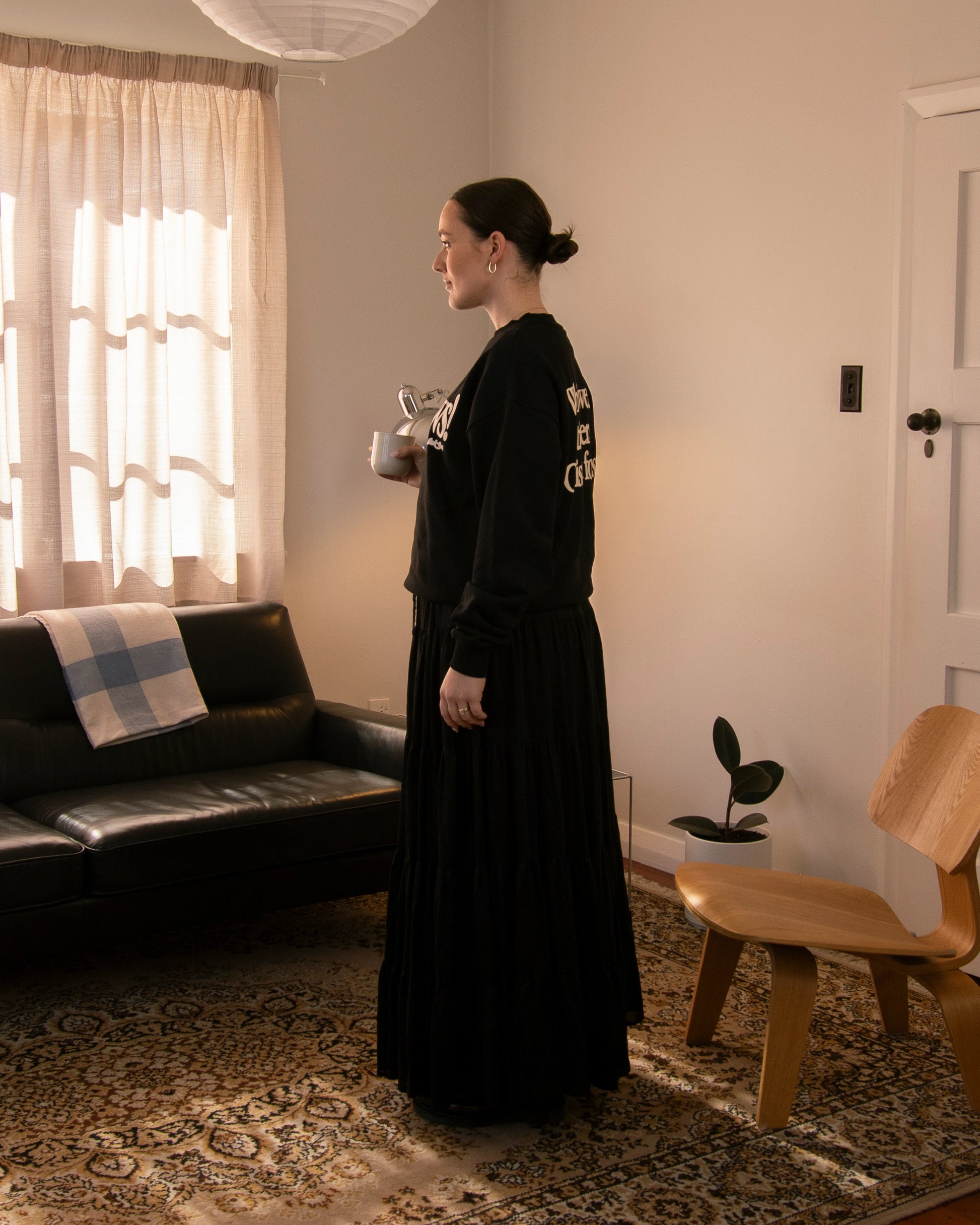 GOOD NEWS! CREW NECK - BLACK