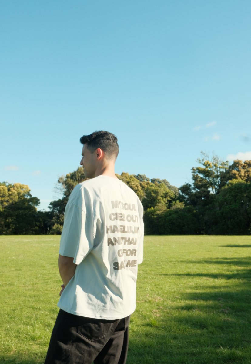 HALLELUJAH TEE - BONE