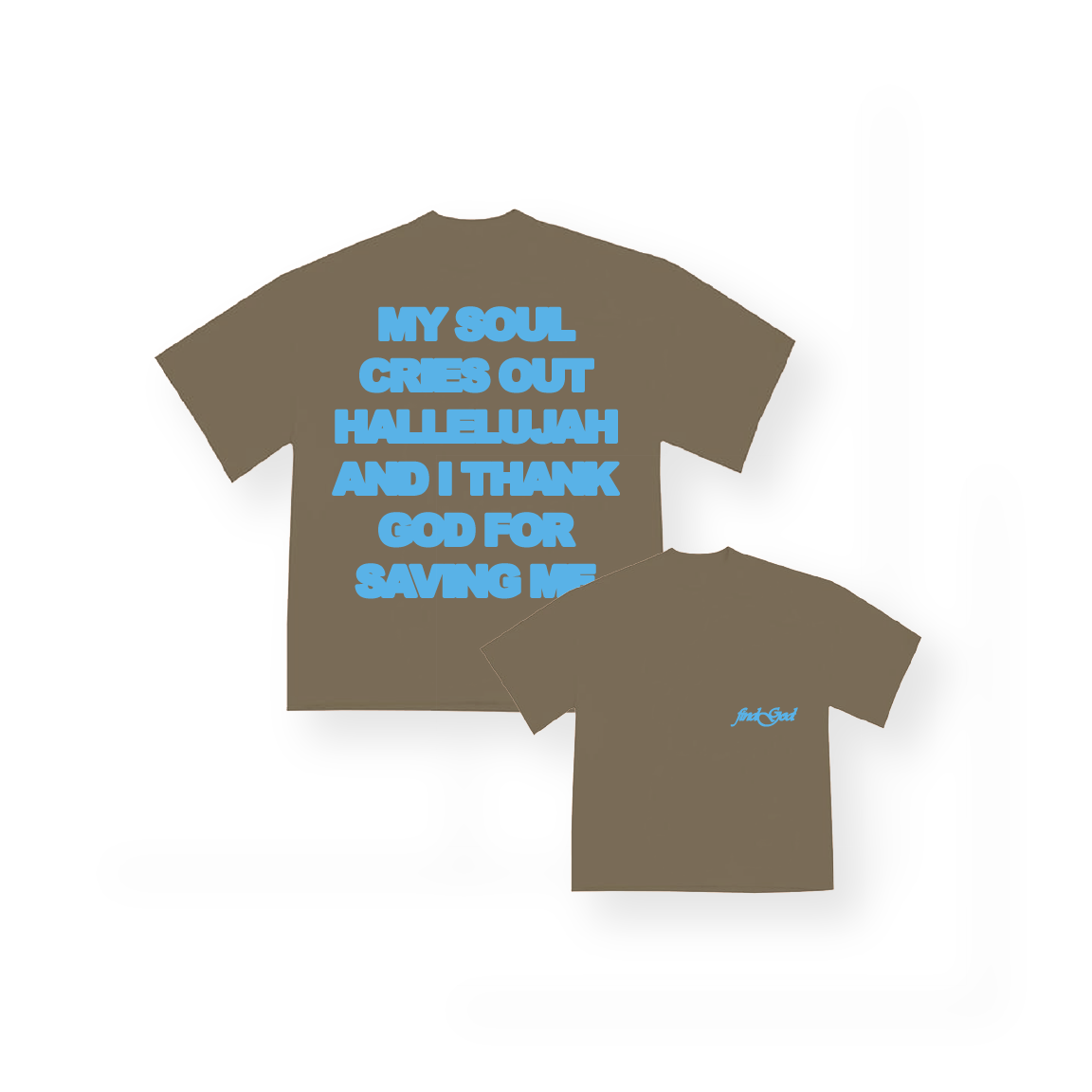 HALLELUJAH TEE - WALNUT