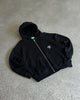 HIS LOVE ENDURES ZIP-UP HOOD V2 - BLACK