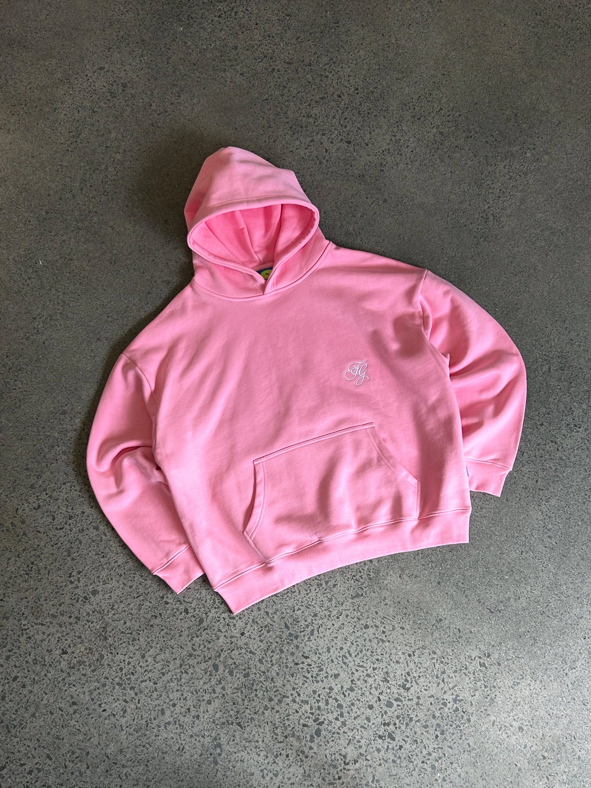 HIS LOVE ENDURES HOOD - PINK