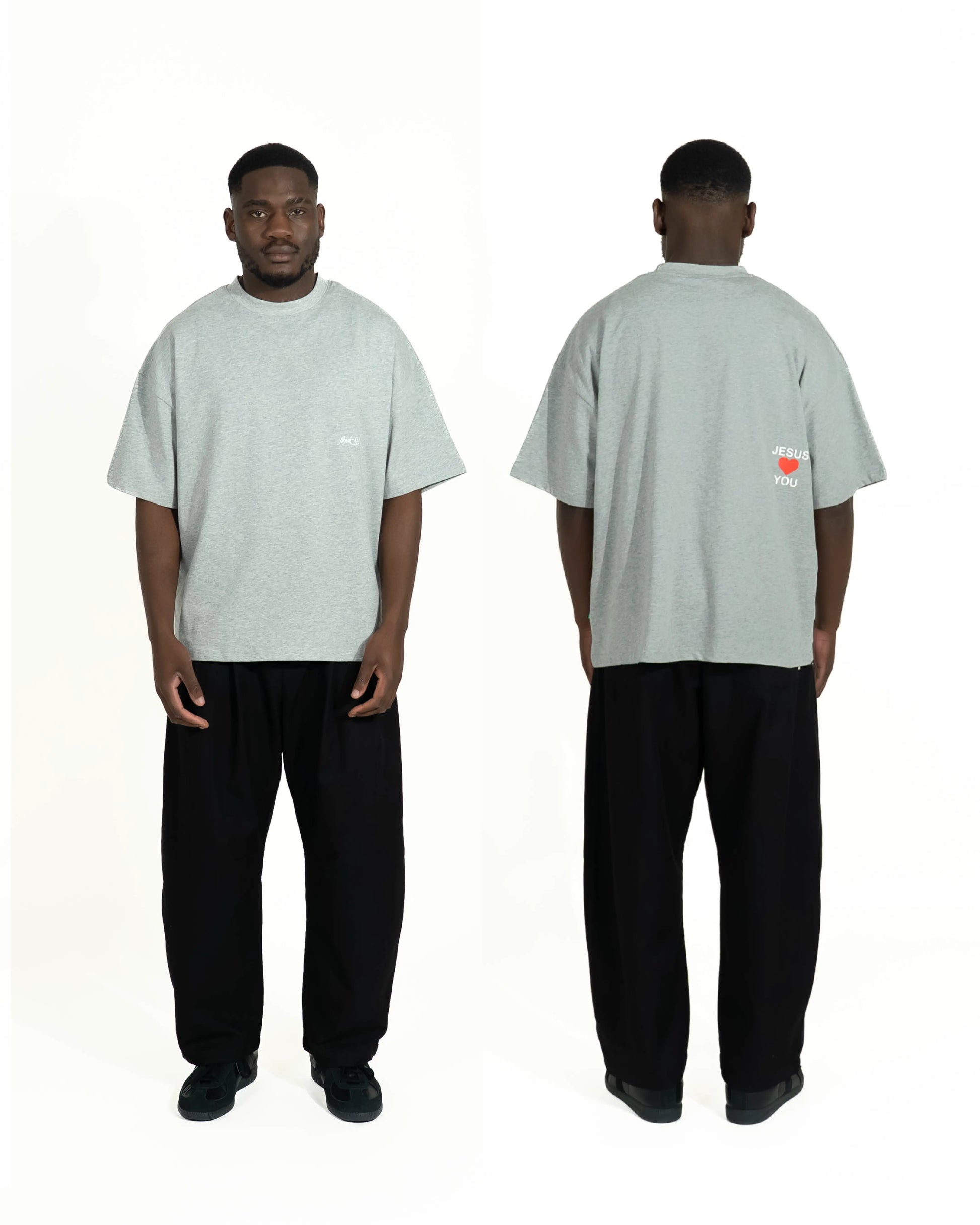 JESUS LOVES YOU TEE - STONE