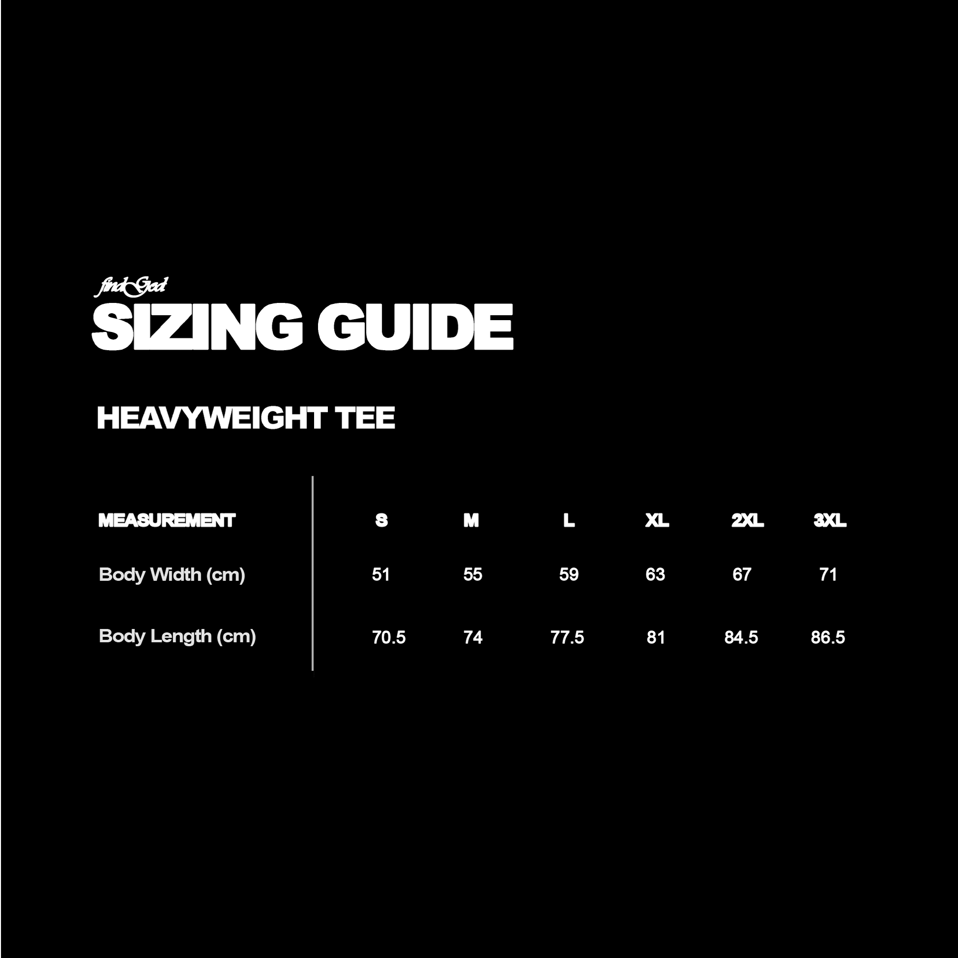 TEE_FINDGOD_SIZING-TEE