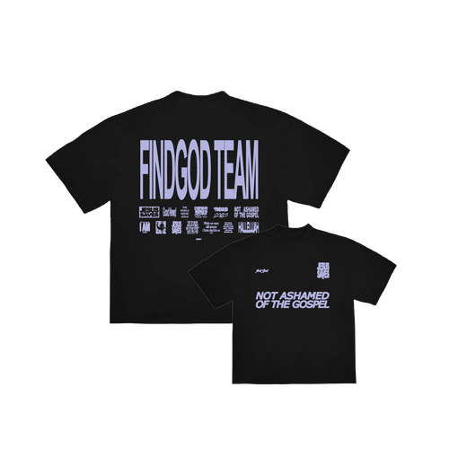FINDGOD TEAM TEES BLACK